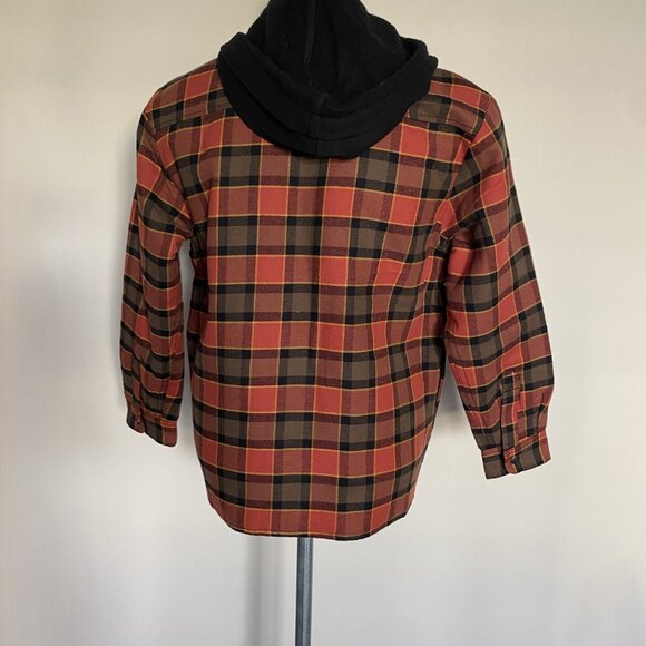 NWT DICKIES Plaid Hooded Jacket sz S/M - Picture 5 of 7
